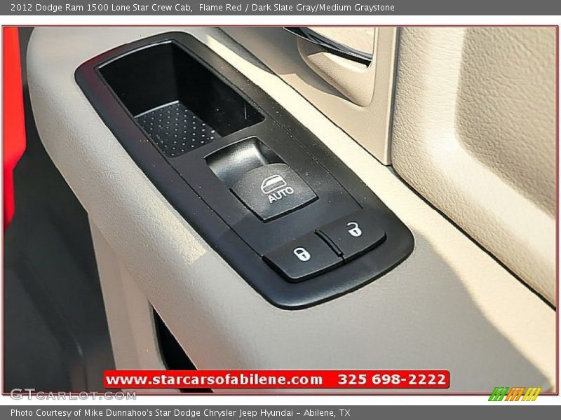 Flame Red / Dark Slate Gray/Medium Graystone 2012 Dodge Ram 1500 Lone Star Crew Cab