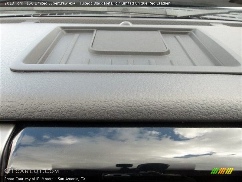 Tuxedo Black Metallic / Limited Unique Red Leather 2013 Ford F150 Limited SuperCrew 4x4