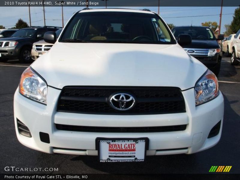 Super White / Sand Beige 2010 Toyota RAV4 I4 4WD