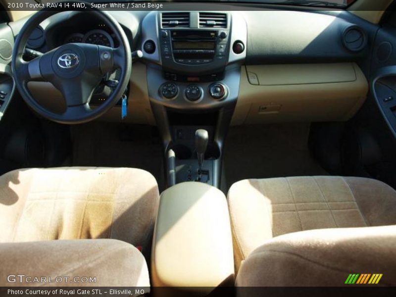 Super White / Sand Beige 2010 Toyota RAV4 I4 4WD