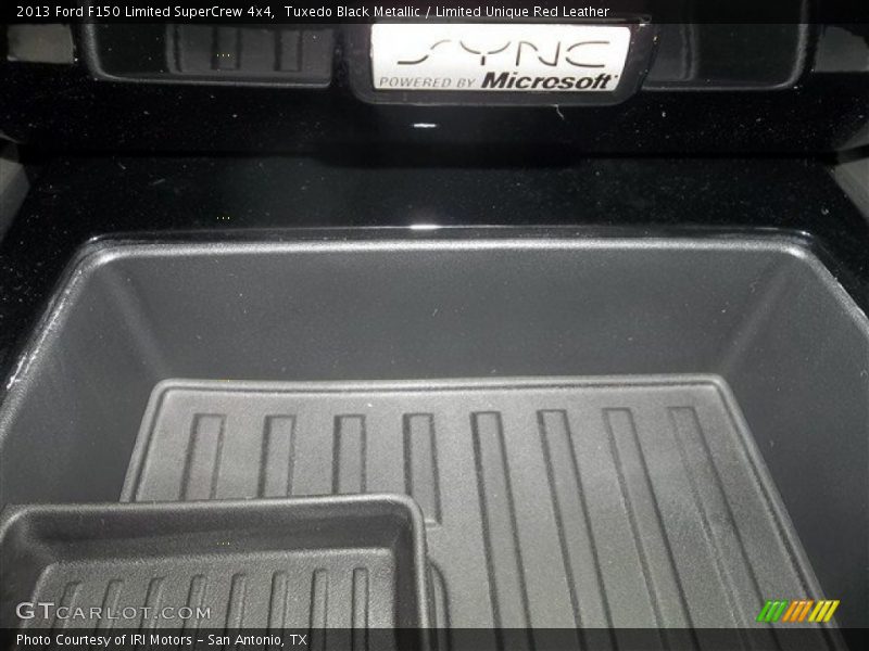 Tuxedo Black Metallic / Limited Unique Red Leather 2013 Ford F150 Limited SuperCrew 4x4