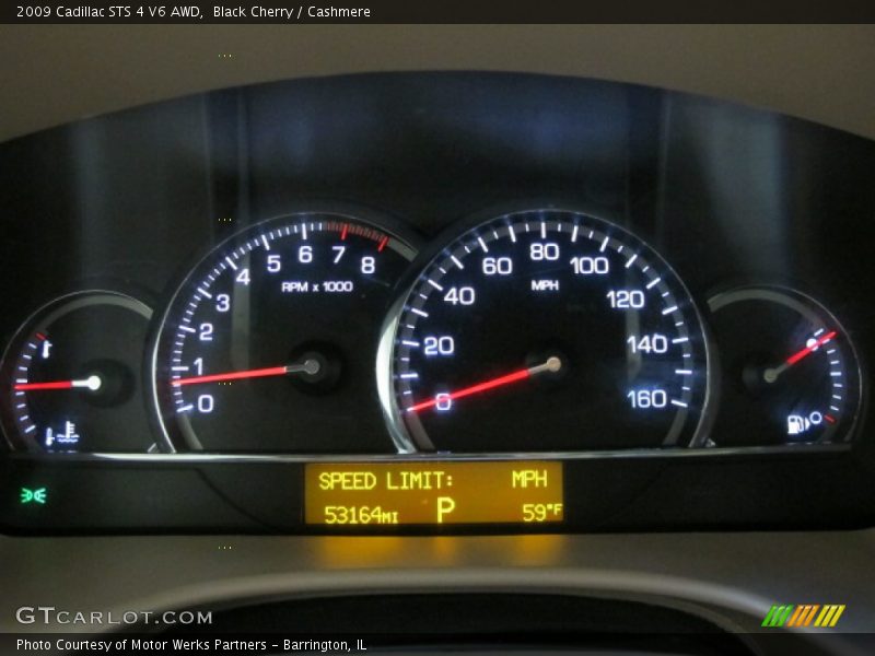 Black Cherry / Cashmere 2009 Cadillac STS 4 V6 AWD