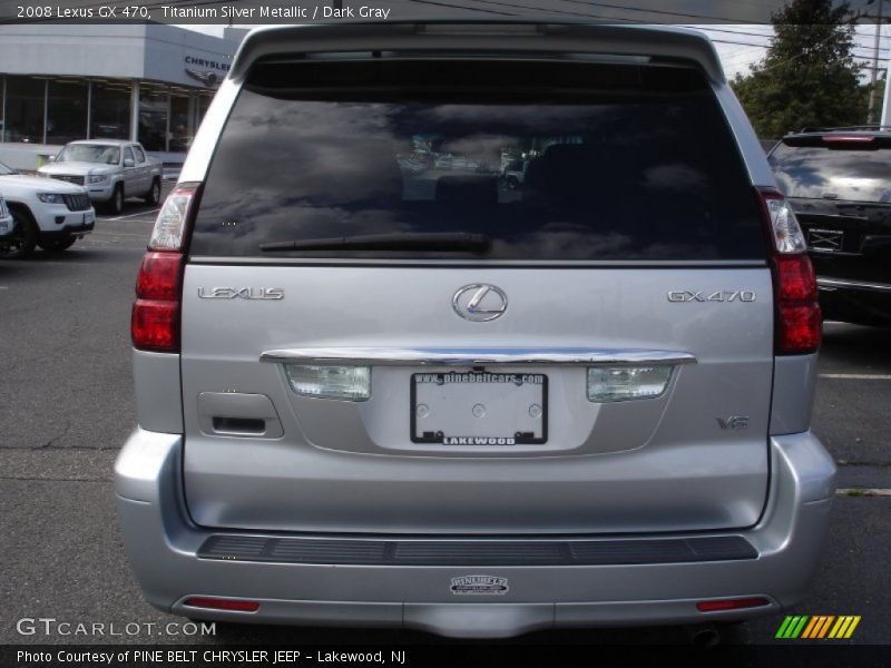 Titanium Silver Metallic / Dark Gray 2008 Lexus GX 470