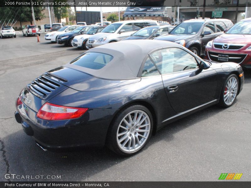 Atlas Grey Metallic / Stone Grey 2006 Porsche 911 Carrera S Cabriolet