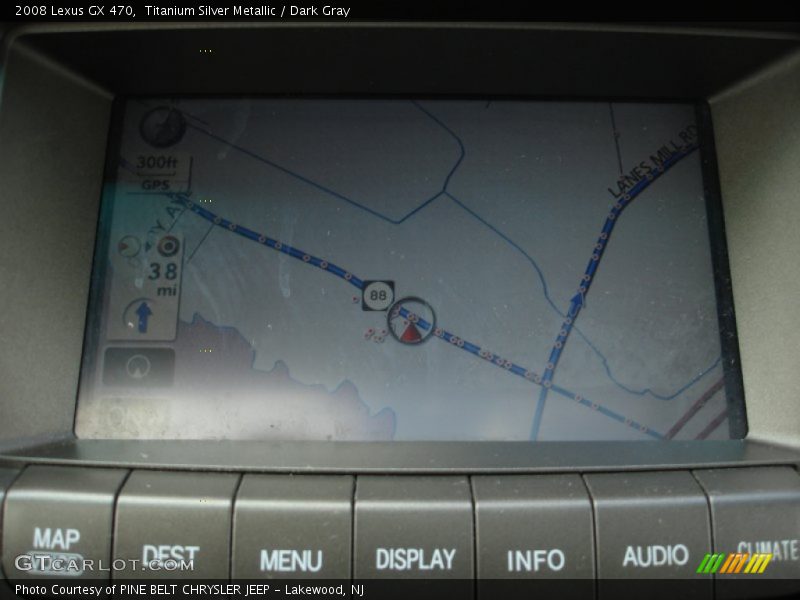Titanium Silver Metallic / Dark Gray 2008 Lexus GX 470