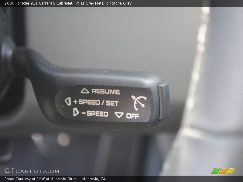 Atlas Grey Metallic / Stone Grey 2006 Porsche 911 Carrera S Cabriolet