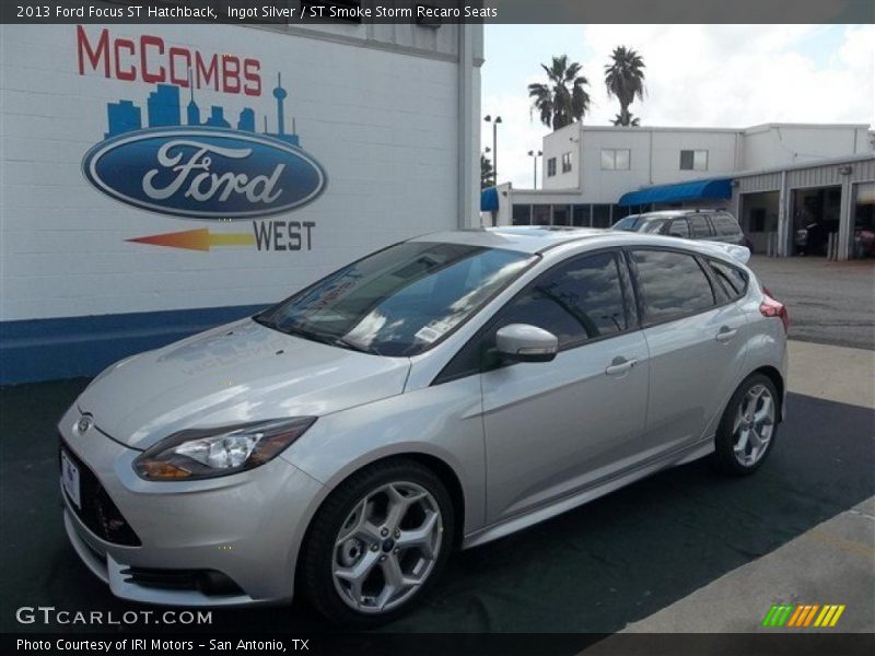 Ingot Silver / ST Smoke Storm Recaro Seats 2013 Ford Focus ST Hatchback