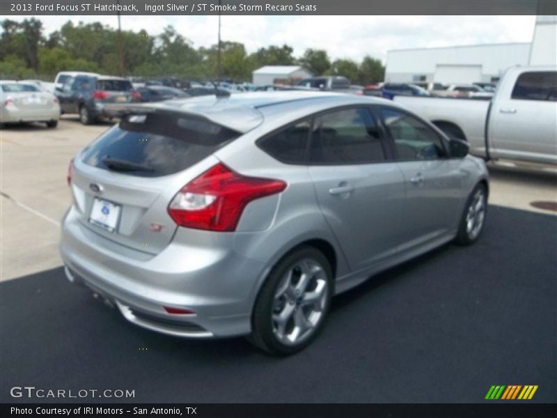 Ingot Silver / ST Smoke Storm Recaro Seats 2013 Ford Focus ST Hatchback