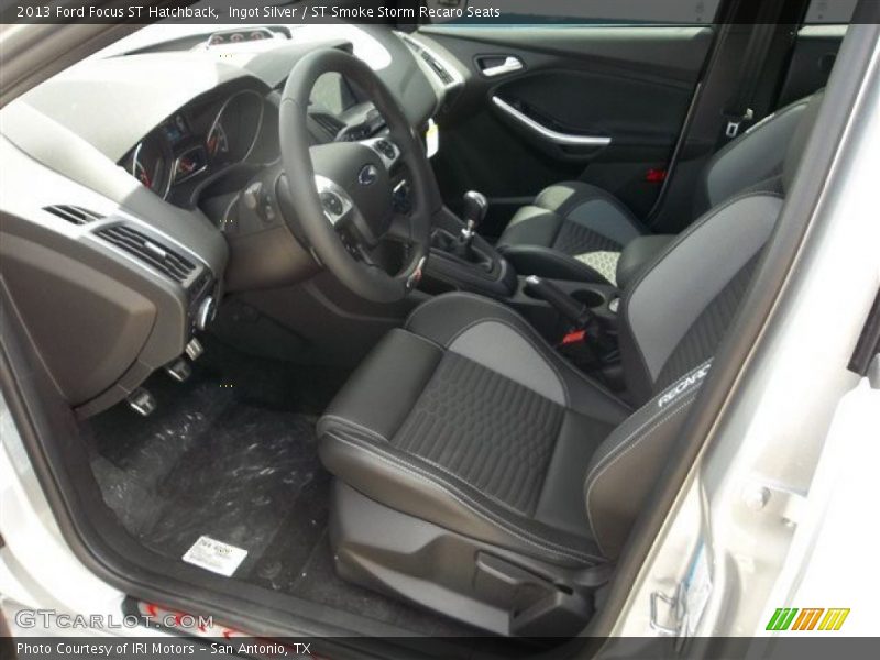  2013 Focus ST Hatchback ST Smoke Storm Recaro Seats Interior