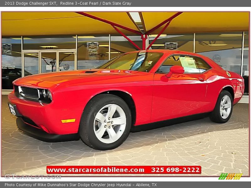 Redline 3-Coat Pearl / Dark Slate Gray 2013 Dodge Challenger SXT