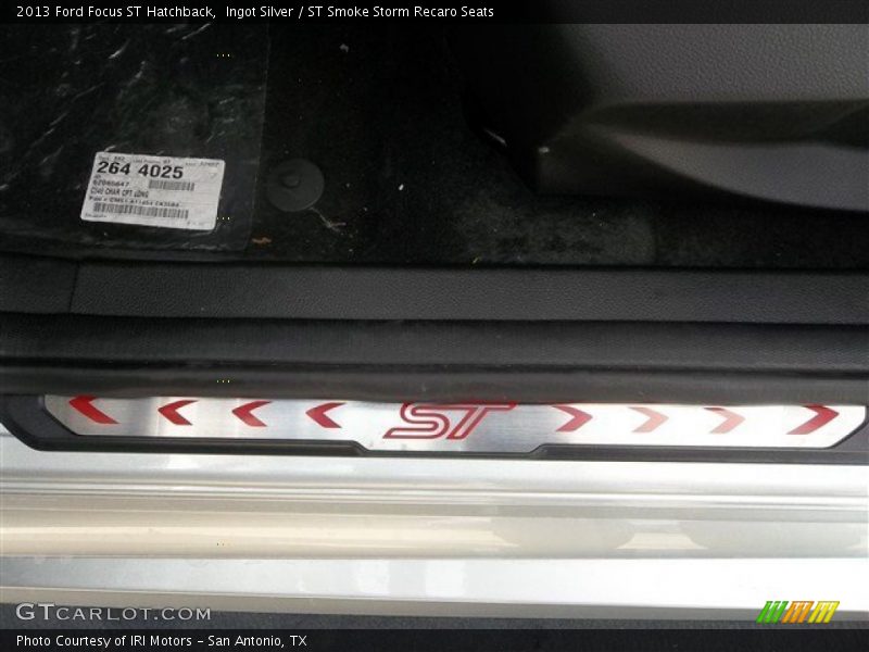 Ingot Silver / ST Smoke Storm Recaro Seats 2013 Ford Focus ST Hatchback