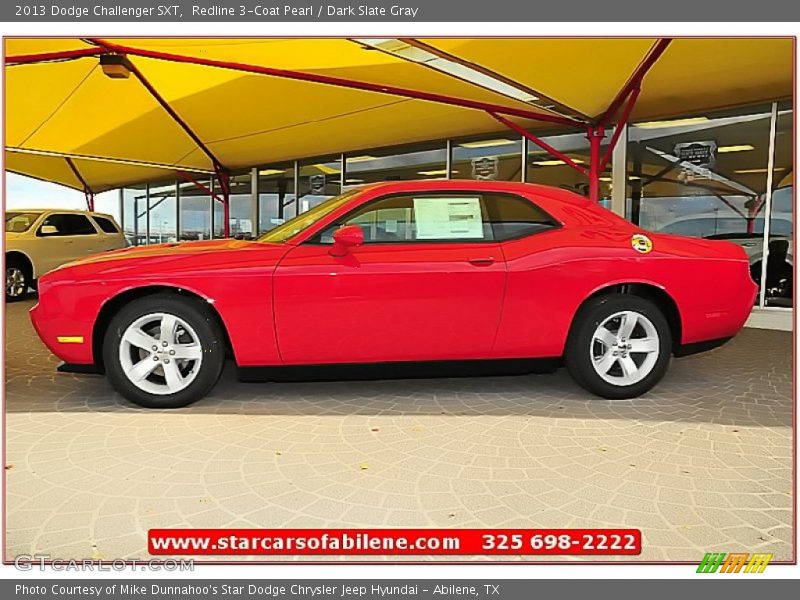 Redline 3-Coat Pearl / Dark Slate Gray 2013 Dodge Challenger SXT