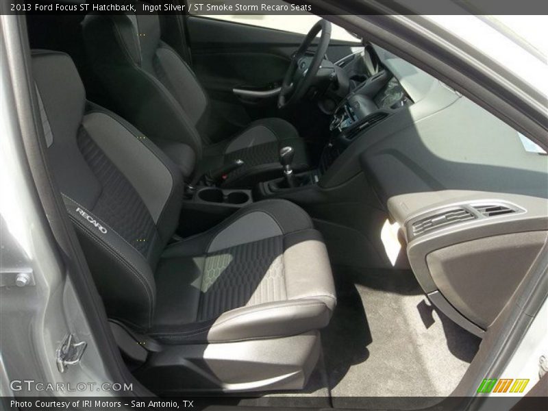 Ingot Silver / ST Smoke Storm Recaro Seats 2013 Ford Focus ST Hatchback