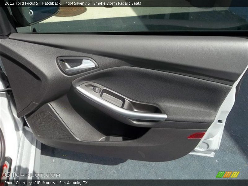 Ingot Silver / ST Smoke Storm Recaro Seats 2013 Ford Focus ST Hatchback