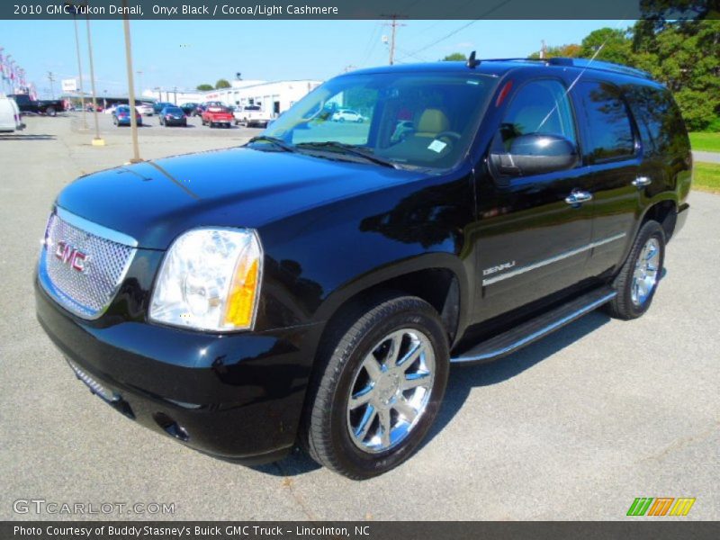 Onyx Black / Cocoa/Light Cashmere 2010 GMC Yukon Denali