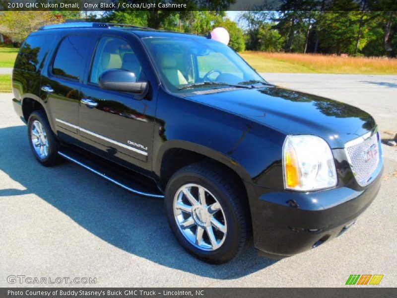 Onyx Black / Cocoa/Light Cashmere 2010 GMC Yukon Denali