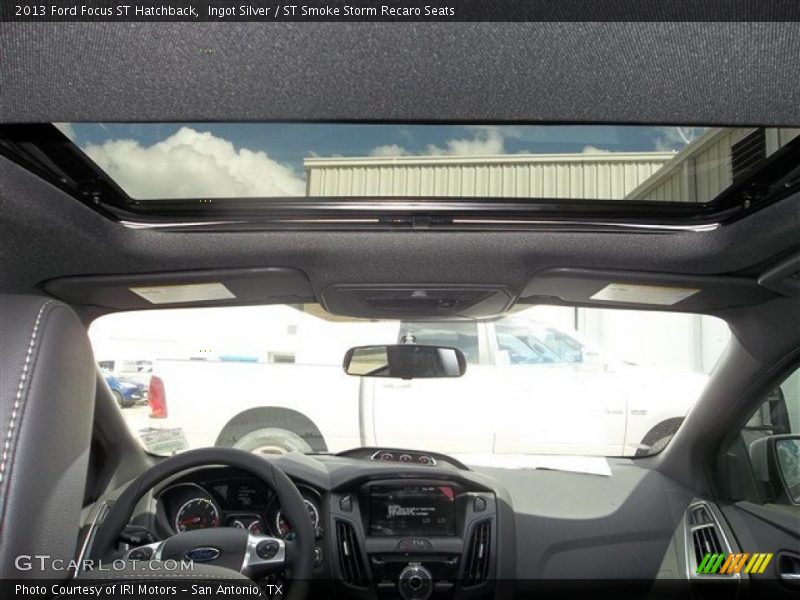 Ingot Silver / ST Smoke Storm Recaro Seats 2013 Ford Focus ST Hatchback
