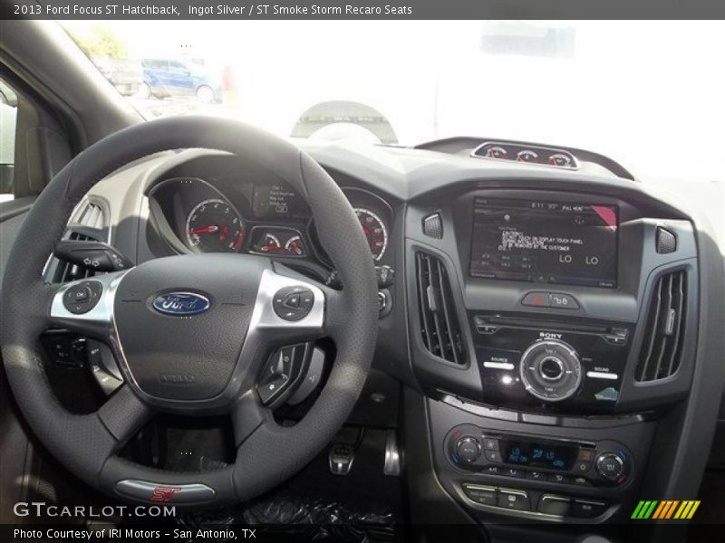 Ingot Silver / ST Smoke Storm Recaro Seats 2013 Ford Focus ST Hatchback