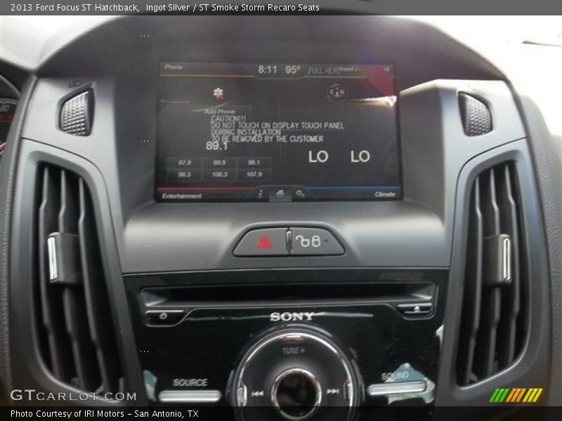 Ingot Silver / ST Smoke Storm Recaro Seats 2013 Ford Focus ST Hatchback