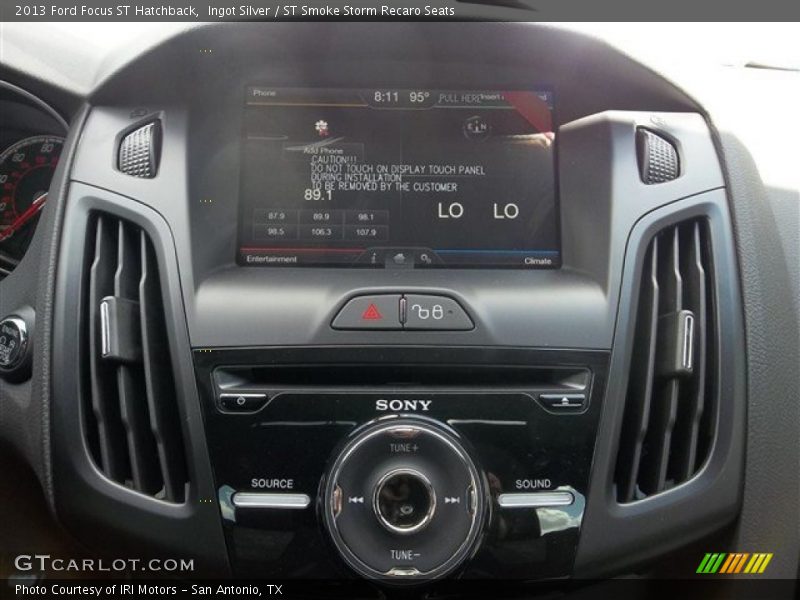 Controls of 2013 Focus ST Hatchback