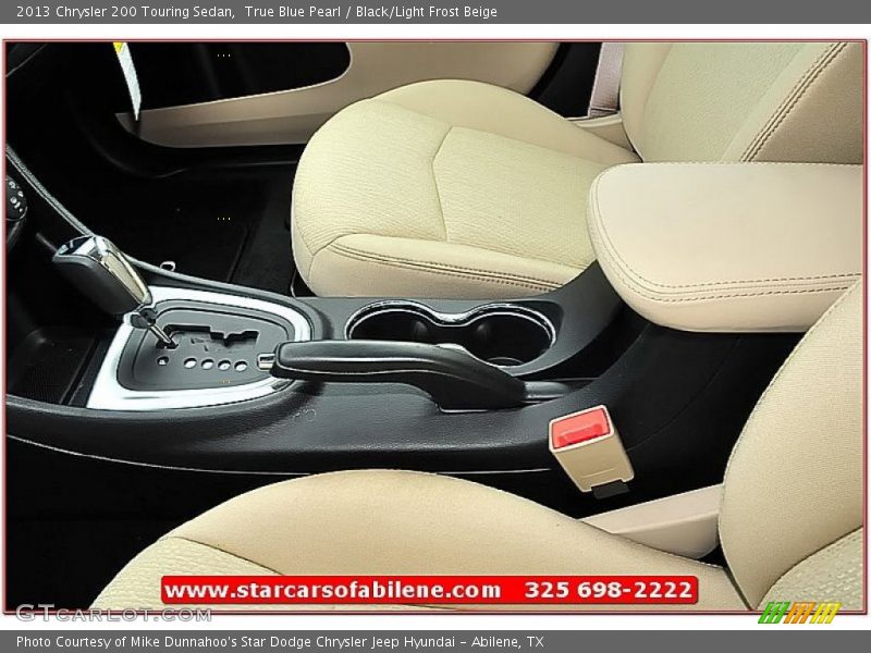 True Blue Pearl / Black/Light Frost Beige 2013 Chrysler 200 Touring Sedan