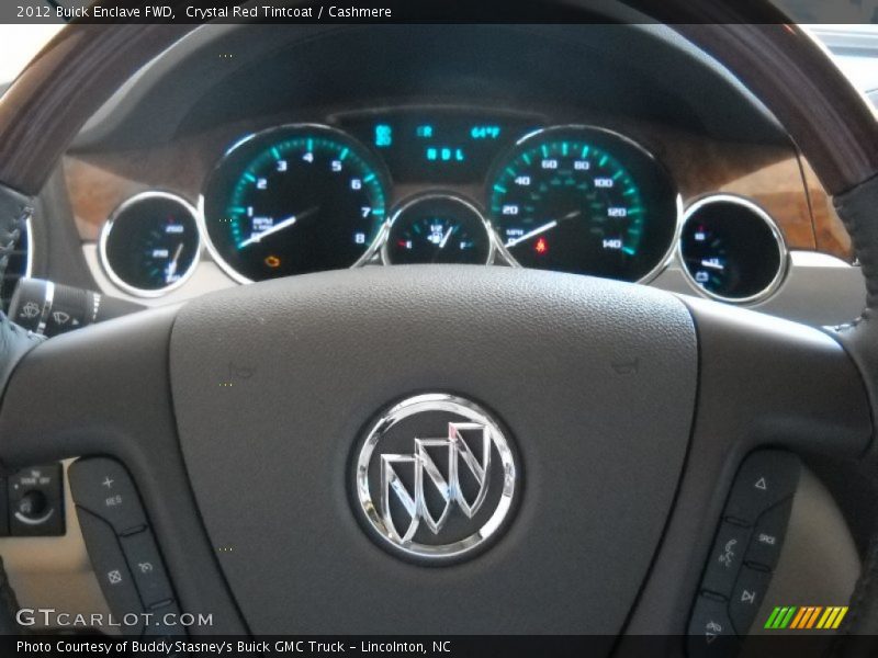 Crystal Red Tintcoat / Cashmere 2012 Buick Enclave FWD