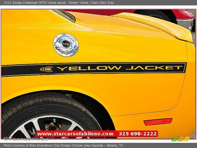 Stinger Yellow / Dark Slate Gray 2012 Dodge Challenger SRT8 Yellow Jacket