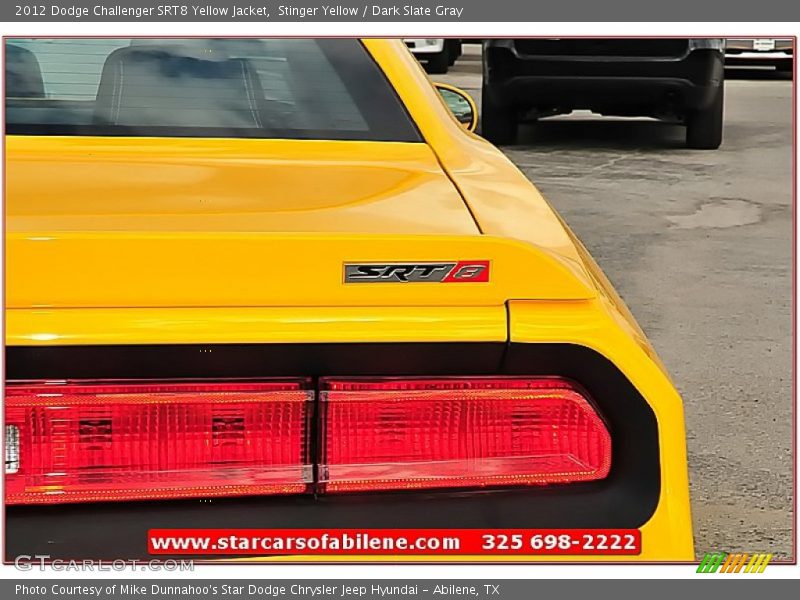 Stinger Yellow / Dark Slate Gray 2012 Dodge Challenger SRT8 Yellow Jacket