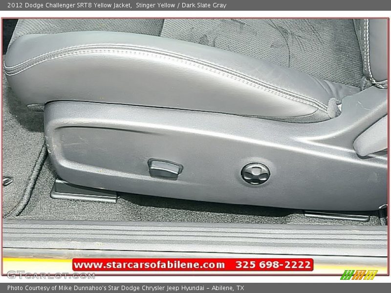 Stinger Yellow / Dark Slate Gray 2012 Dodge Challenger SRT8 Yellow Jacket