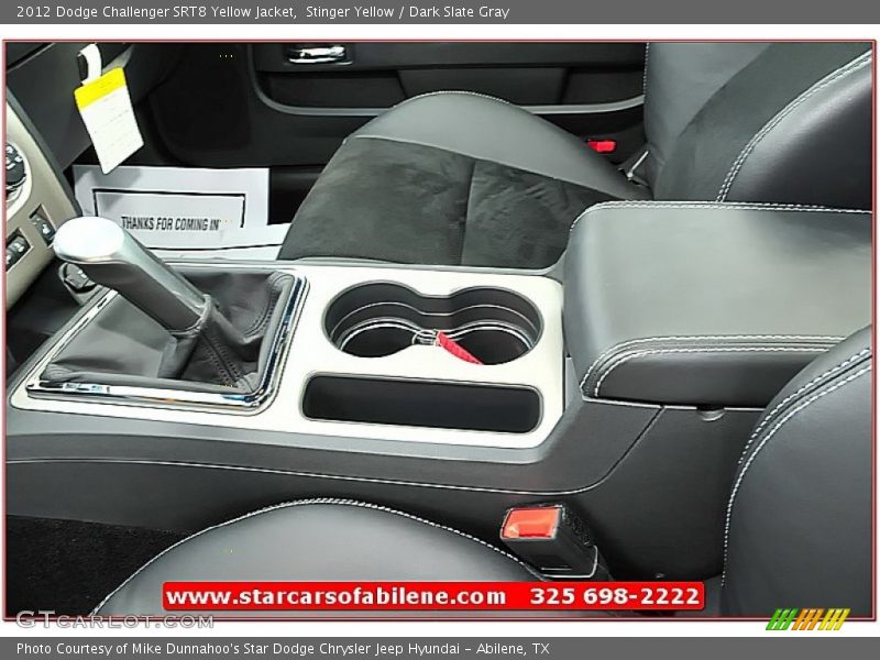 Stinger Yellow / Dark Slate Gray 2012 Dodge Challenger SRT8 Yellow Jacket