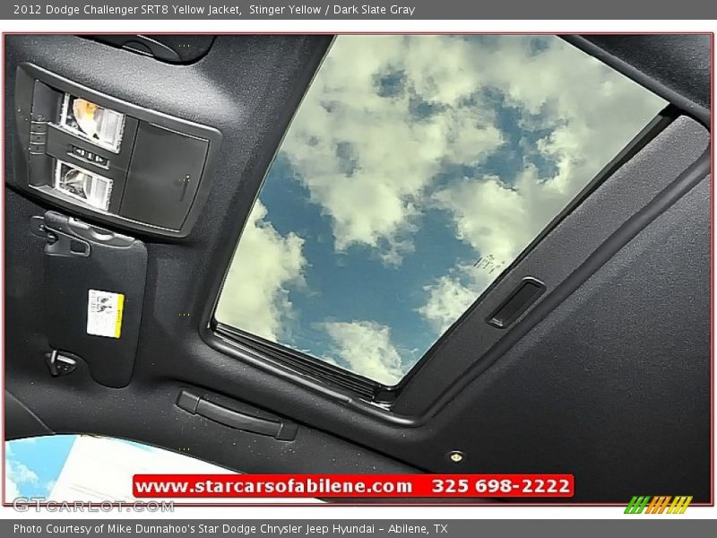 Stinger Yellow / Dark Slate Gray 2012 Dodge Challenger SRT8 Yellow Jacket