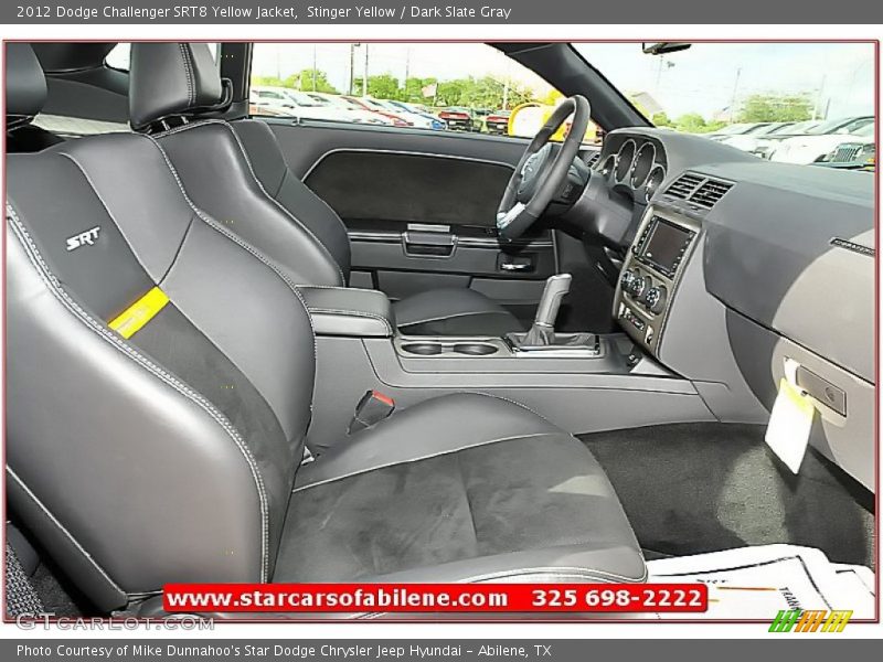 Stinger Yellow / Dark Slate Gray 2012 Dodge Challenger SRT8 Yellow Jacket