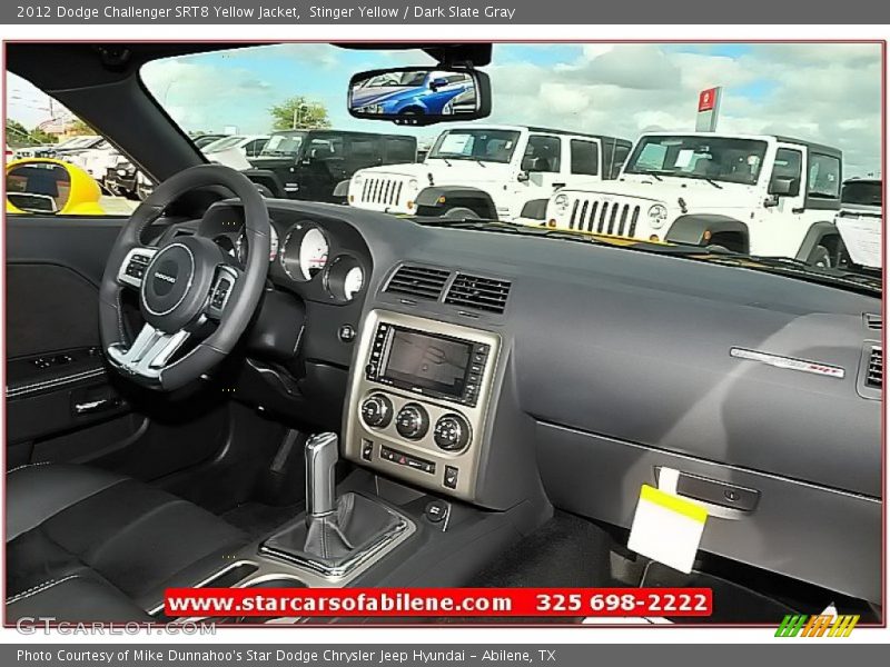 Stinger Yellow / Dark Slate Gray 2012 Dodge Challenger SRT8 Yellow Jacket
