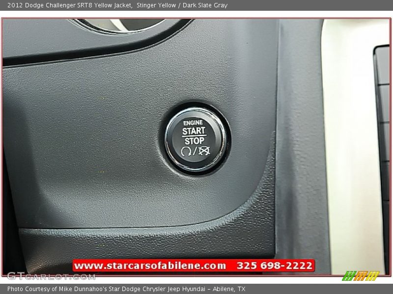 Stinger Yellow / Dark Slate Gray 2012 Dodge Challenger SRT8 Yellow Jacket