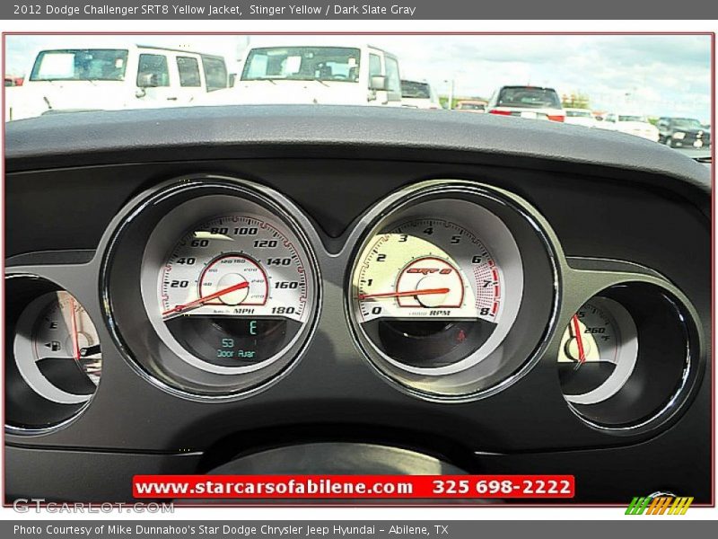 Stinger Yellow / Dark Slate Gray 2012 Dodge Challenger SRT8 Yellow Jacket