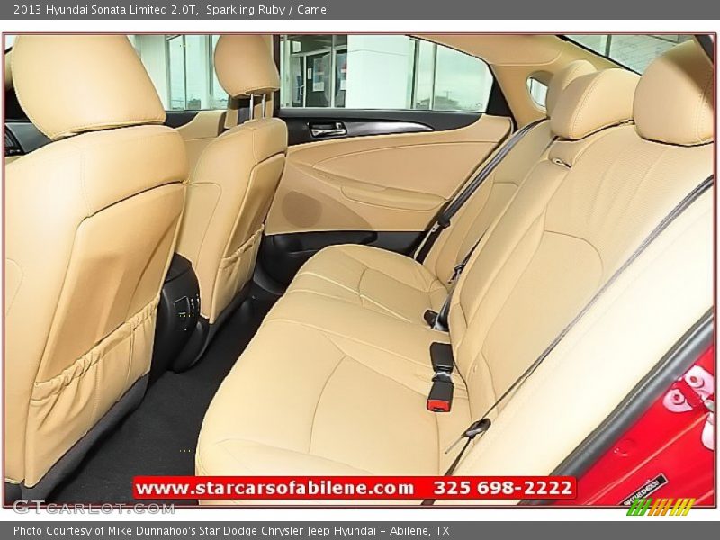 Sparkling Ruby / Camel 2013 Hyundai Sonata Limited 2.0T