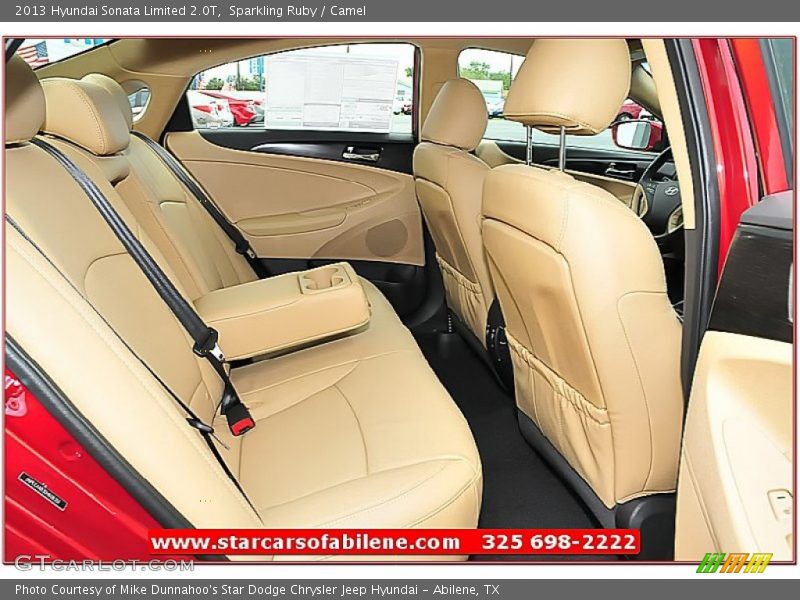 Sparkling Ruby / Camel 2013 Hyundai Sonata Limited 2.0T