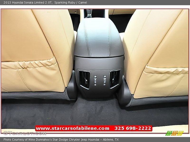 Sparkling Ruby / Camel 2013 Hyundai Sonata Limited 2.0T