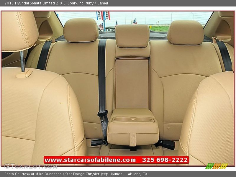 Sparkling Ruby / Camel 2013 Hyundai Sonata Limited 2.0T