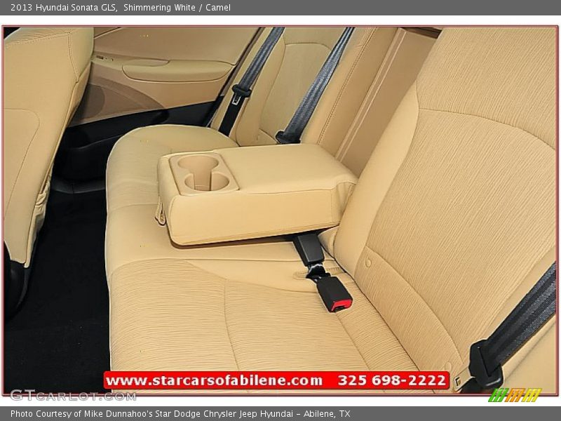 Shimmering White / Camel 2013 Hyundai Sonata GLS