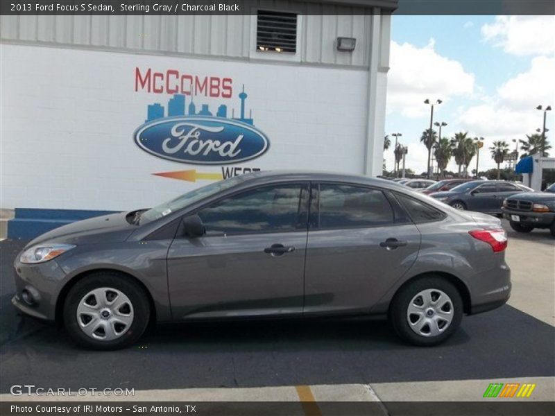 Sterling Gray / Charcoal Black 2013 Ford Focus S Sedan