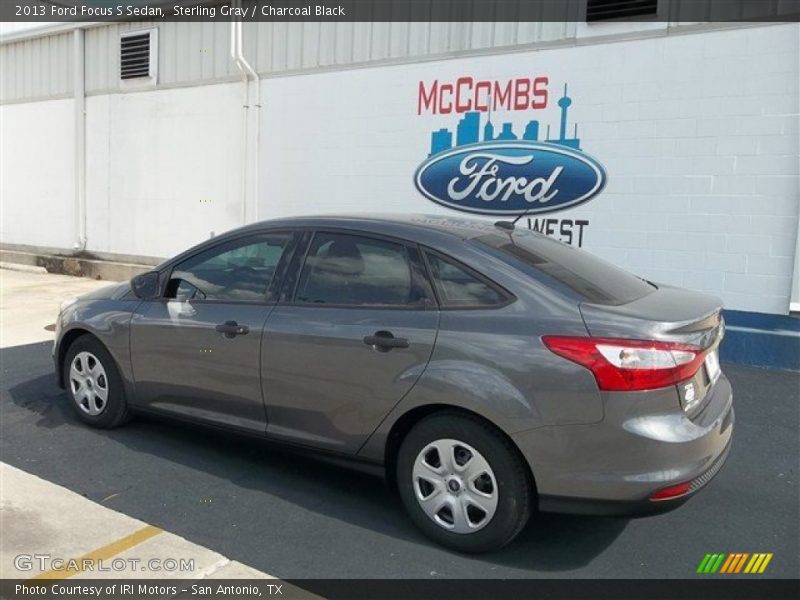 Sterling Gray / Charcoal Black 2013 Ford Focus S Sedan