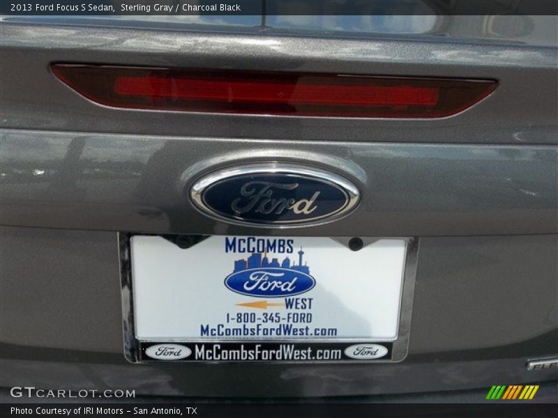 Sterling Gray / Charcoal Black 2013 Ford Focus S Sedan