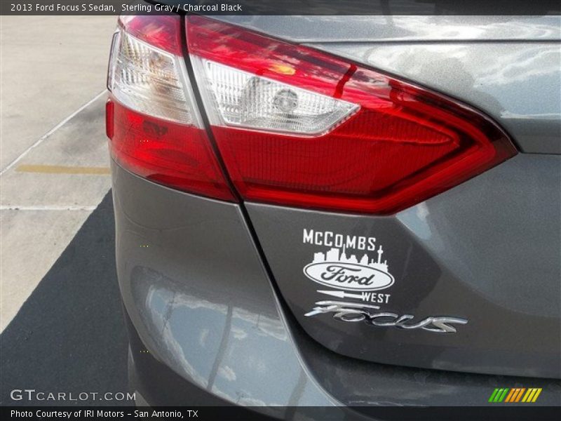 Sterling Gray / Charcoal Black 2013 Ford Focus S Sedan