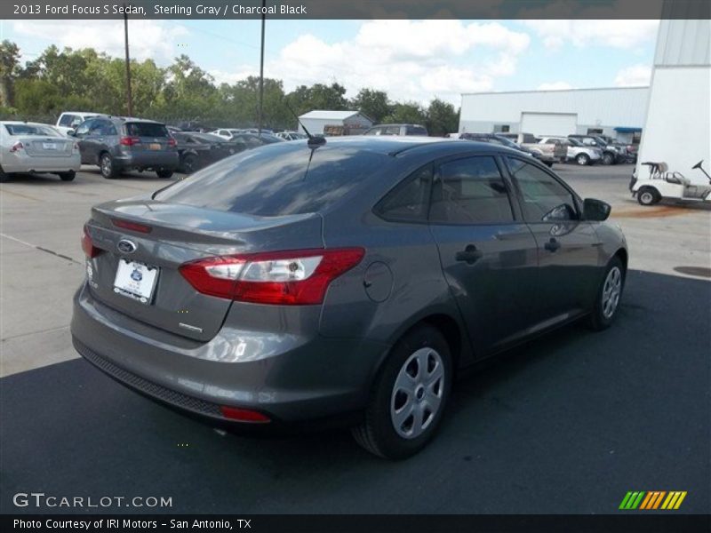 Sterling Gray / Charcoal Black 2013 Ford Focus S Sedan