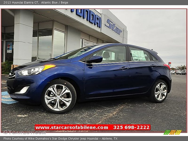 Atlantic Blue / Beige 2013 Hyundai Elantra GT