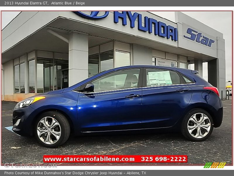 Atlantic Blue / Beige 2013 Hyundai Elantra GT