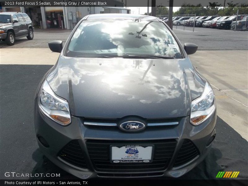 Sterling Gray / Charcoal Black 2013 Ford Focus S Sedan