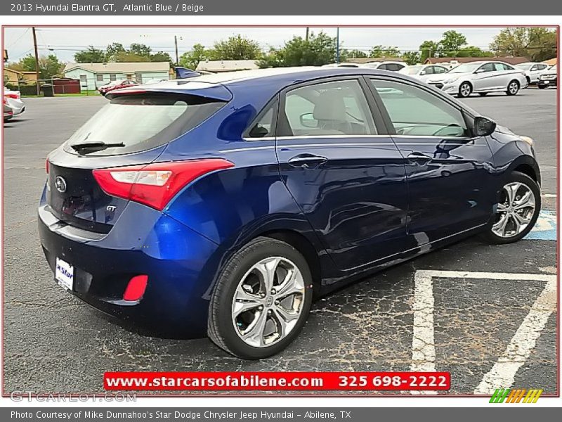 Atlantic Blue / Beige 2013 Hyundai Elantra GT