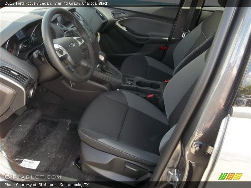 Sterling Gray / Charcoal Black 2013 Ford Focus S Sedan